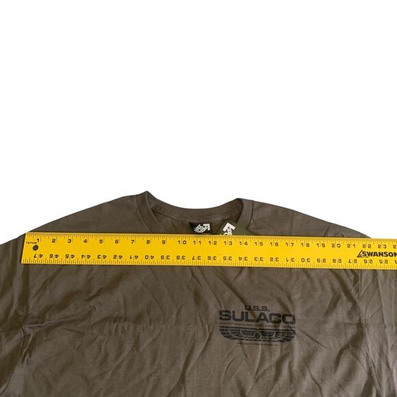 U.S.S Sulaco Conestoga Class Light Assust Carrier Men's Size XL Green T-Shirt - Picture 4 of 16